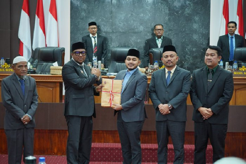 Pemkab Nagan Raya Sampaikan Raqan Pertanggungjawaban Pelaksanaan APBK 2025