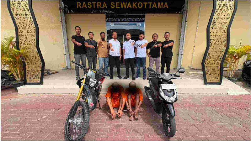 Dua Terduga Pelaku Curanmor Dibekuk di Banda Aceh, Barang Bukti Diamankan di Aceh Utara
