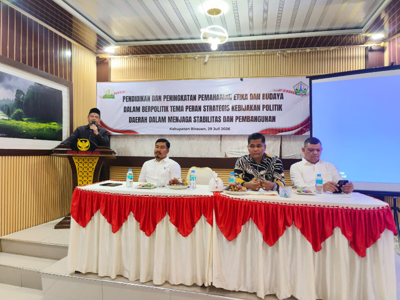 Pemerintah Aceh Bekali Masyarakat dan Pemilih Pemula di Bireuen, Perkuat Budaya Politik Demokratis