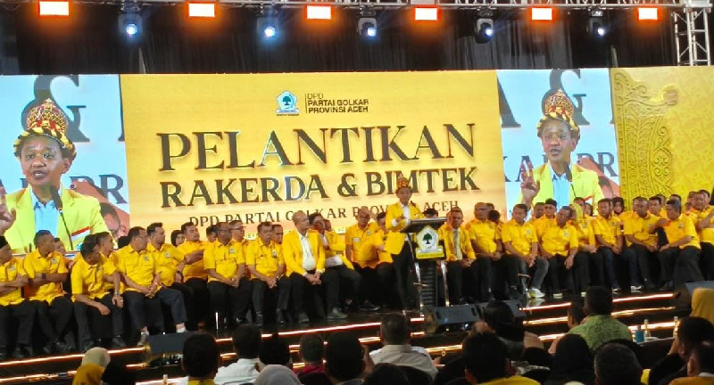 Bahlil Minta Golkar Aceh Perkuat Konsolidasi Hingga Desa