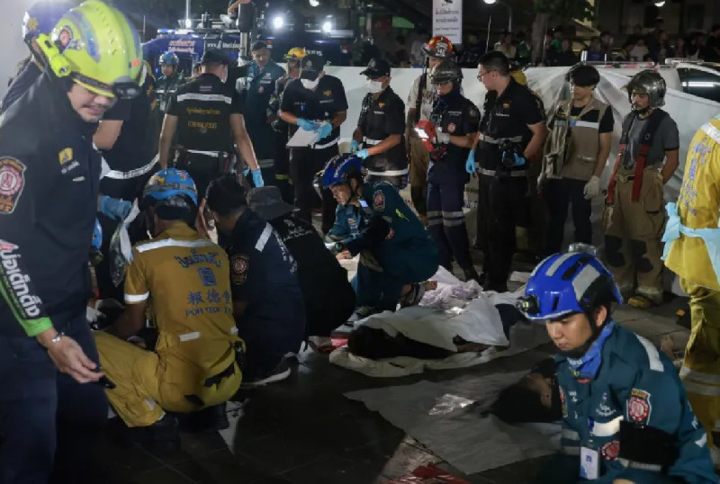 Kebakaran Pub di Bangkok Tewaskan 27 Orang, 63 Lainnya Terluka