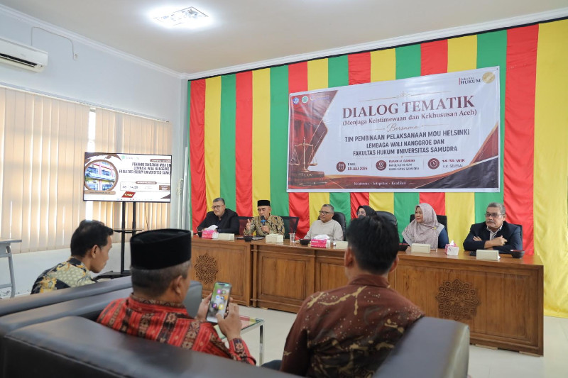 Lembaga Wali Nanggroe dan Unsam Evaluasi Implementasi MoU Helsinki serta Penguatan UUPA