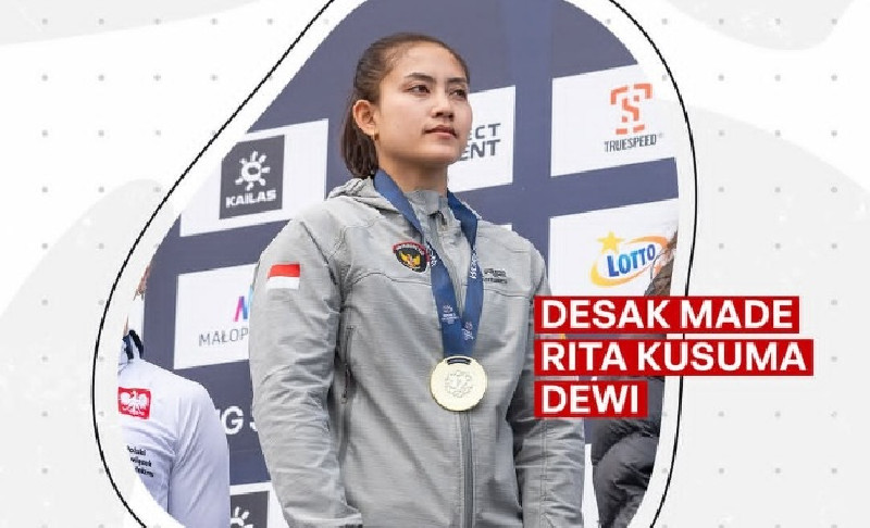 Desak Made Rita Kusuma Dewi Raih Emas World Climbing Series Krakow 2026