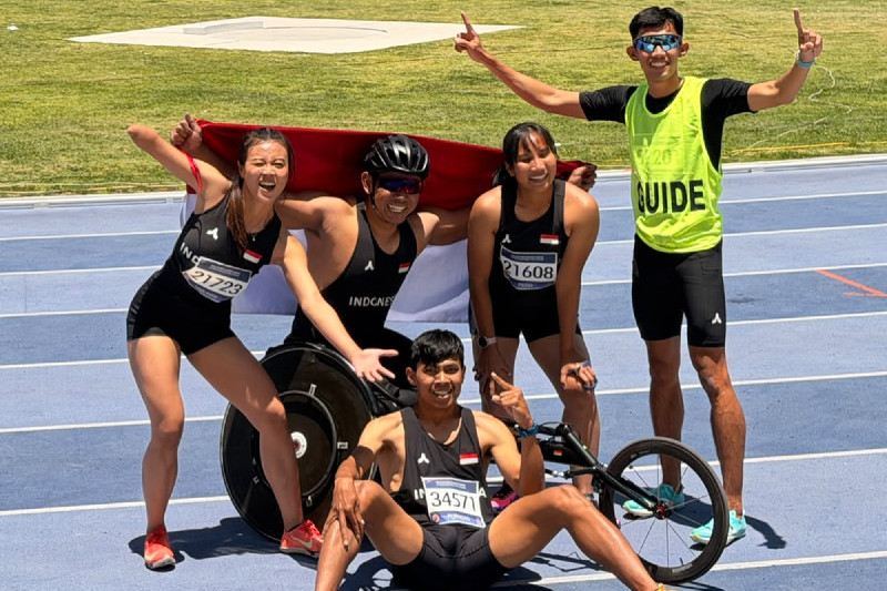 Indonesia Borong 16 Medali di World Para Athletics Grand Prix 2026, 15 Emas!