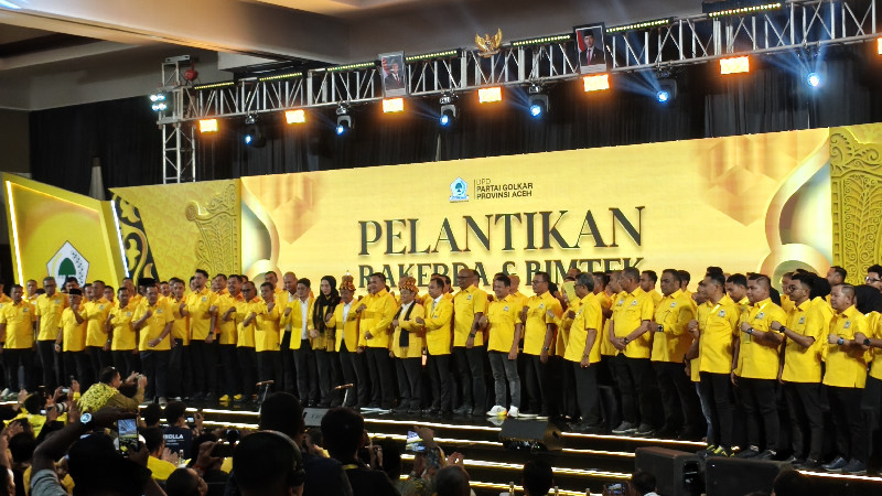 Bahlil Lahadalia Resmi Lantik Pengurus DPD Partai Golkar Aceh Periode 2025-2030