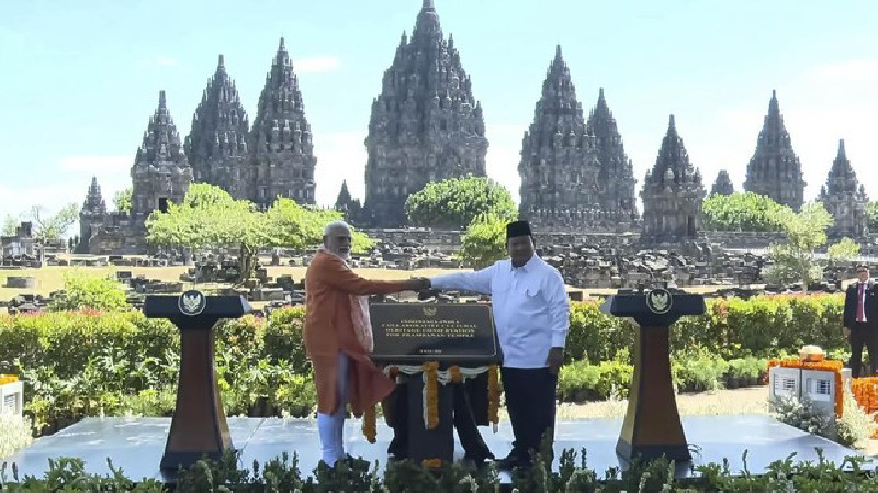 PM India Janji Restorasi Candi Prambanan Rampung Sebelum 2029