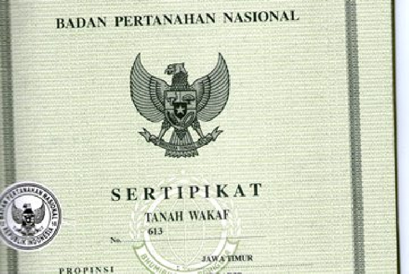 Dokumen Tanah Wakaf Hilang, Sertipikat Tetap Bisa Diurus Lewat Jalur Hukum