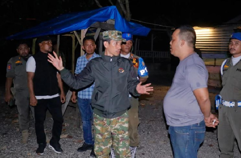 Bupati Aceh Barat Pimpin Razia Kafe Ujong Karang, Pasangan Non Mahram Diamankan