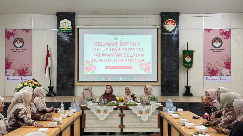 Ketua DWP Aceh Terima Kunjungan Kerja DWP Kalimantan Selatan, Pererat Sinergi dan Kolaborasi