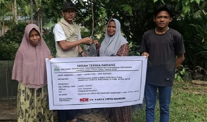 Aceh Jaya Kembangkan 397 Hektare Hortikultura, Ada Durian hingga Rambutan