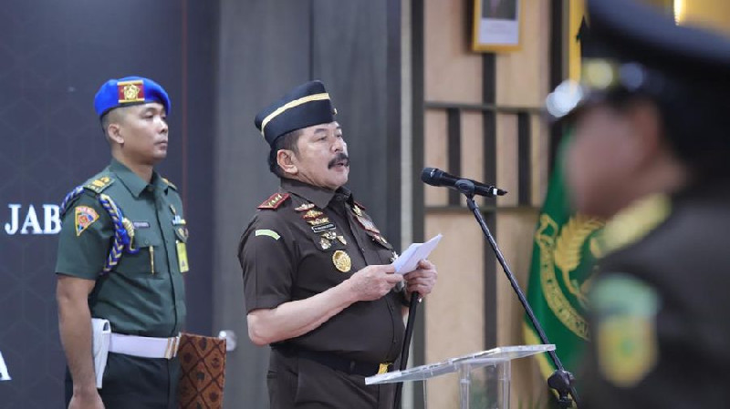 Teuku Rahmatsyah Resmi Jabat Kajati Aceh, Dilantik Jaksa Agung