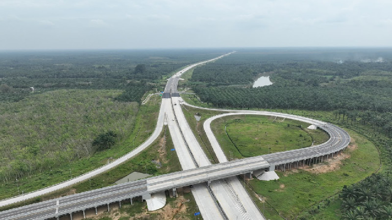 Perbaikan Oprit Jembatan Batang Serangan, Pengguna Tol Binjai-Langsa Diimbau Waspada