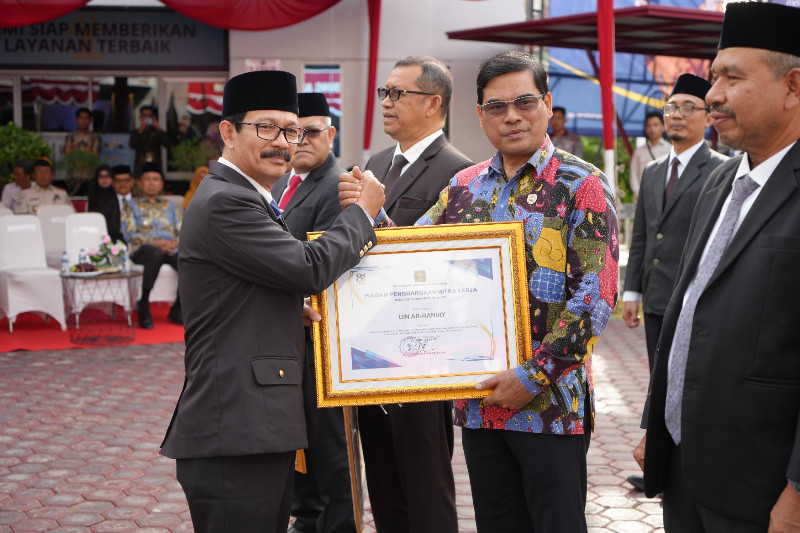 UIN Ar-Raniry Raih Penghargaan Kementerian Hukum atas Penguatan Kekayaan Intelektual