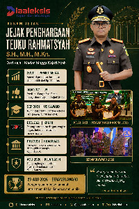 Rekam Jejak Penghargaan Teuku Rahmatsyah S.H., M.H., M.Kn. Dari Kejari Medan Hingga Kejati Aceh