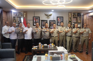 Kapolda Terima Silaturahmi Kepala Kanwil BPN Provinsi Aceh