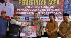 Pemkab Abdya Terima Bantuan Logistik Bencana Rp1,77 Miliar dari Pemprov Aceh