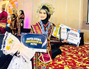 Keyza Nindita, Siswi Bener Meriah Terpilih Jadi Duta Siswa Kebudayaan Aceh 2026