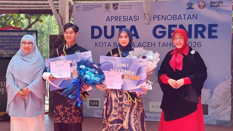 Ini Sosok Duta GenRe Banda Aceh 2026, Dorong Remaja Hindari Perilaku Berisiko