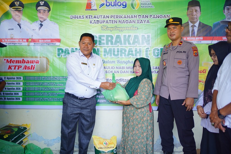 Sambut Maulid Nabi, Pemkab Nagan Raya Gelar Pangan Murah di 10 Lokasi