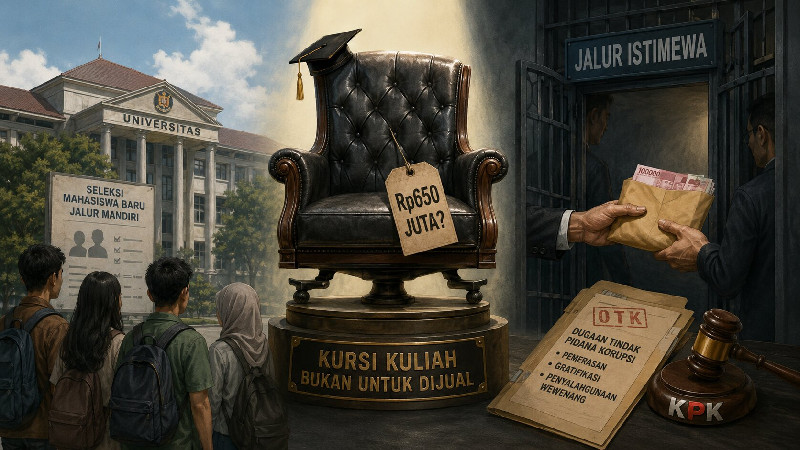 Ketika Kursi Kuliah Diduga Berharga Rp650 Juta