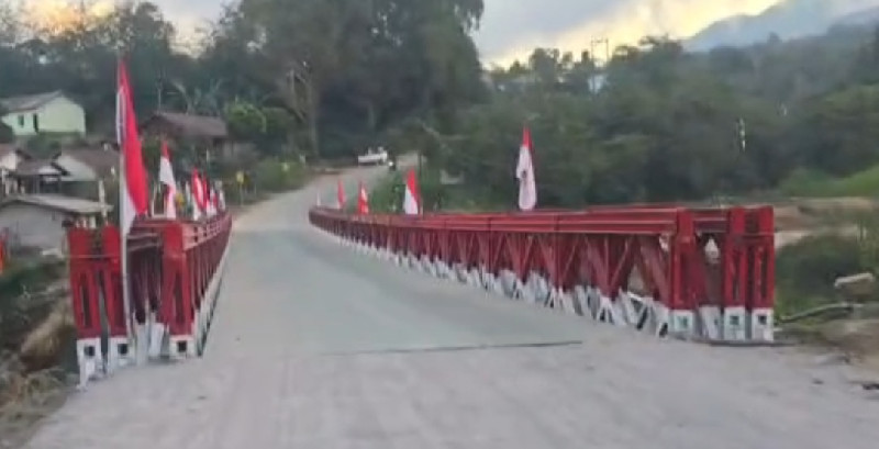 PUPR Aceh Rampungkan Tiga Jembatan Bailey Pascabencana