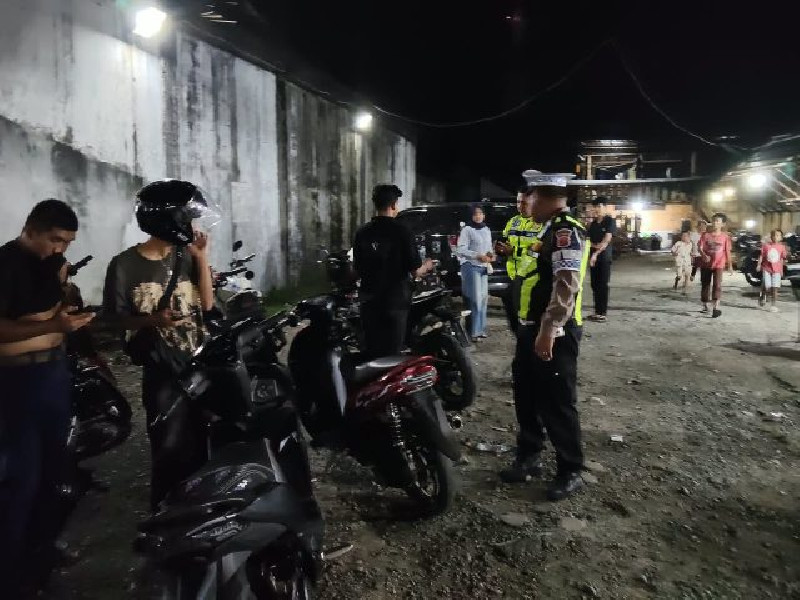 Knalpot Brong dan Balap Liar Disikat Polisi di Meulaboh, 20 Pelanggar Ditindak
