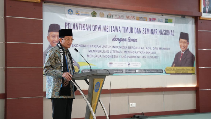 Menag Dorong IAEI Jadi Think Tank Ekonomi Syariah