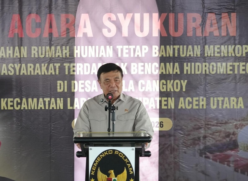 Menko Polkam: Hormati Simbol Negara, Jaga Perdamaian Aceh dan Kondusivitas Papua