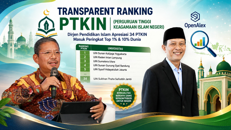 34 PTKIN Indonesia Tembus Ranking Dunia OpenAlex 2026, Ini 5 Teratas