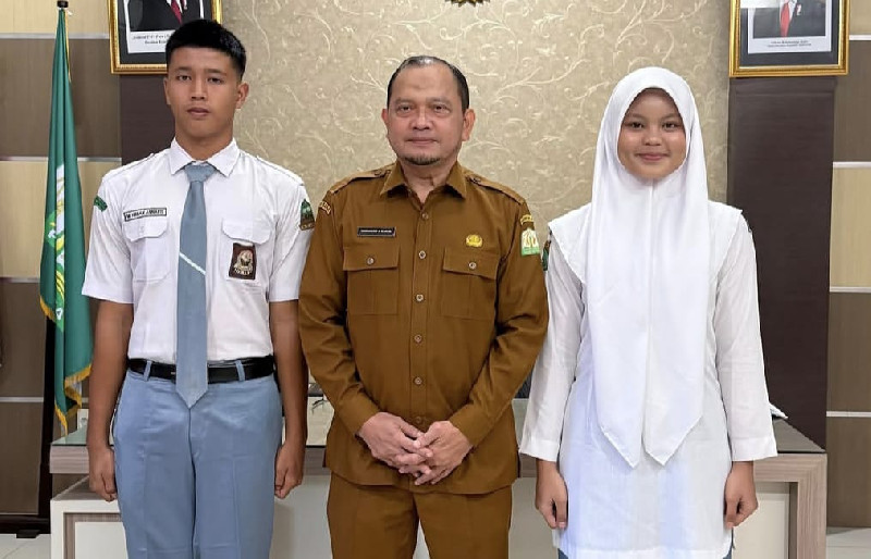M Hibban dan Zilqueensa Wakili Aceh di Paskibraka Nasional 2026