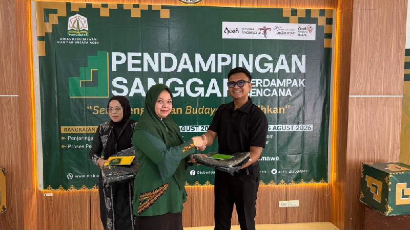 30 Pengelola Sanggar Terdampak Bencana Ikuti Pendampingan Disbudpar Aceh di Lhokseumawe