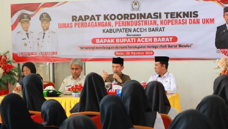 Bupati Aceh Barat Dorong UMKM Naik Kelas, Target Produk Lokal Tembus Pasar 2027
