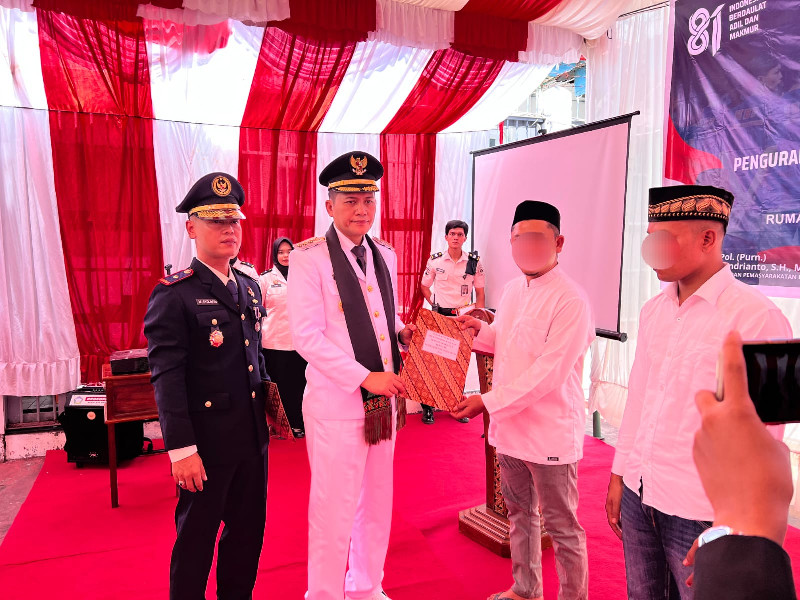HUT ke-81 RI: 99 Warga Binaan Rutan Tapaktuan Terima Remisi, 1 Langsung Bebas