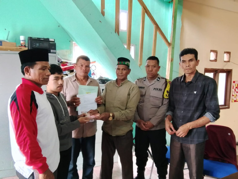 Mediasi Bhabinkamtibmas Berujung Damai, Sengketa Warisan di Bener Meriah Selesai