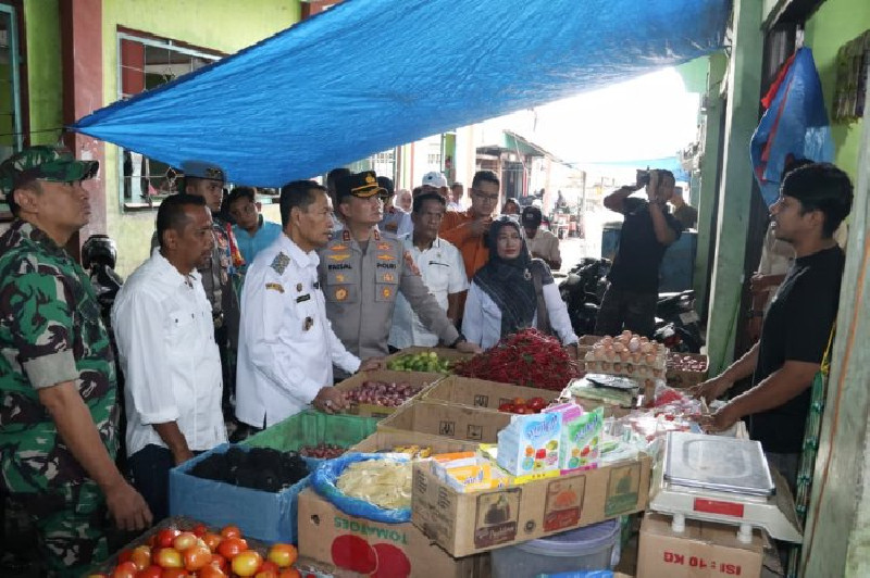 Pemko Sidak Pasar Induk, Harga Pangan Sabang Relatif Stabil