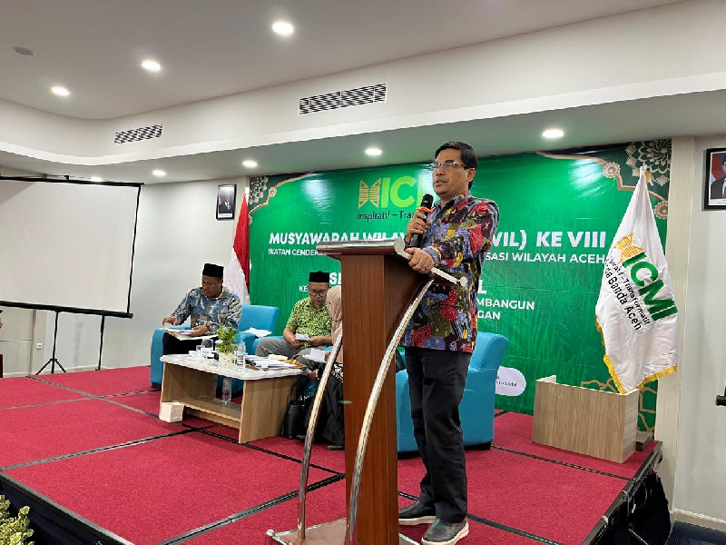 Rektor UIN Ar-Raniry Mujiburrahman Terpilih Jadi Ketua ICMI Aceh