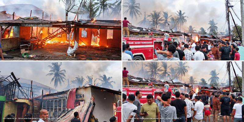 Dua Setengah Jam Petaka di Bambel, 13 Rumah Terbakar.