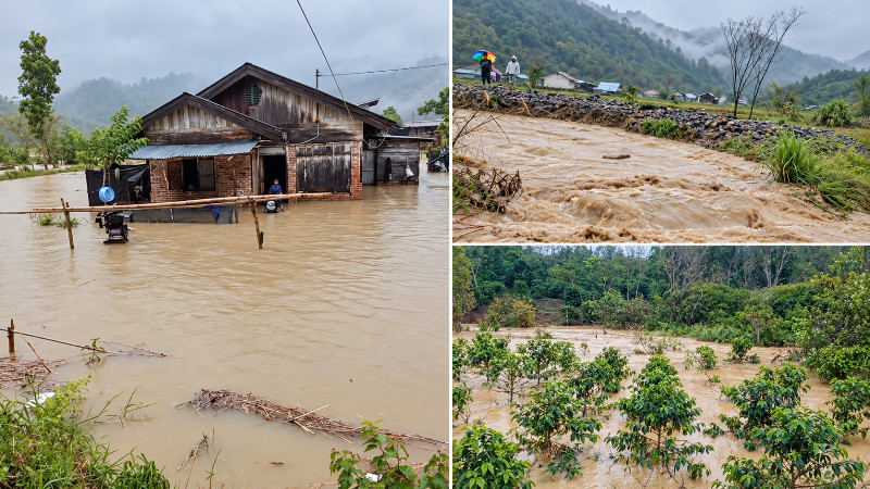 Banjir dan Longsor Terjang Lima Kecamatan di Aceh Tengah, Jembatan Baru Hanyut