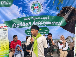 Pelajar dan Mahasiswa Aceh Kampanyekan Keadilan Ekologis di CFD Banda Aceh