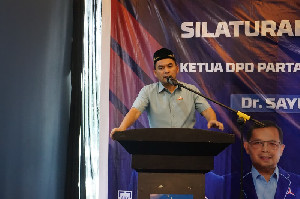 Pidato Perdana Sayuti, Ungkap Empat PR Besar Demokrat Aceh