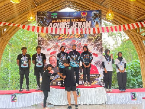 Atlet FAJI Nagan Raya Raih 3 Medali di Kejurnas Arung Jeram Bali