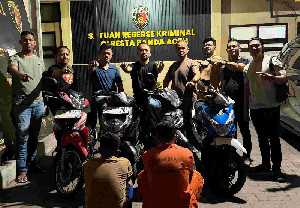 Tiga Pelaku Curanmor Diringkus di Banda Aceh, Motor Curian Dijual Rp11 Juta