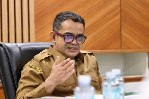 Plt Sekda Aceh Terima Audiensi Terkait Pengembangan KEK Arun