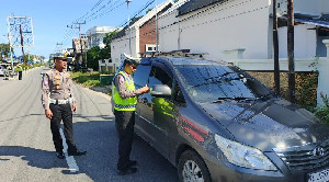 Satlantas Polres Aceh Selatan Gelar Patuh Simpatik, Pengendara Diingatkan Lengkapi SIM-STNK