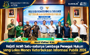 Di Bawah Teuku Rahmatsyah, Kejati Aceh Tembus Tahap Visitasi Keterbukaan Informasi 2026