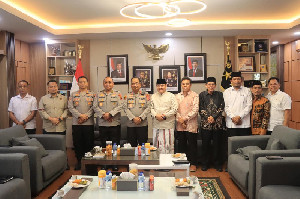 Temui Kapolda Aceh, Ketua Baitul Mal Bahas Kemaslahatan Masyarakat