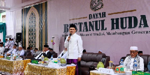 Wagub Dek Fadh Hadiri Maulid Nabi dan Muzakarah Ulama di Aceh Timur