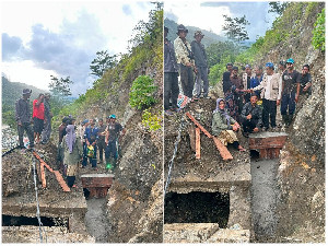 Irigasi Swadaya Warga Beutong Ateuh Akhirnya Terpasang