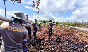 Karhutla Desa Leukeun Aceh Barat Padam, Polisi Siapkan Monitoring Pascakebakaran