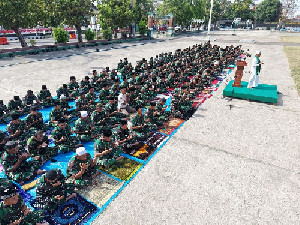 Korem 011 Lilawangsa Gelar Shalat Istisqa, Doakan Kemarau dan Karhutla Berakhir